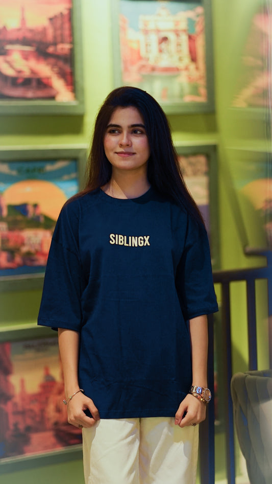 Dream Until It’s Your Reality” Oversized fit T-Shirt – Navy Blue