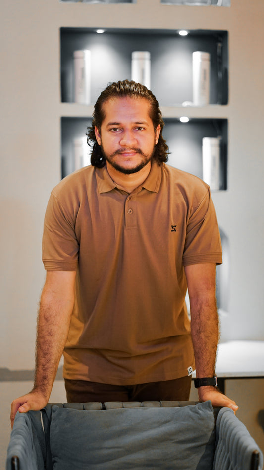 Classic Light Brown Polo Shirt – Clean & Casual