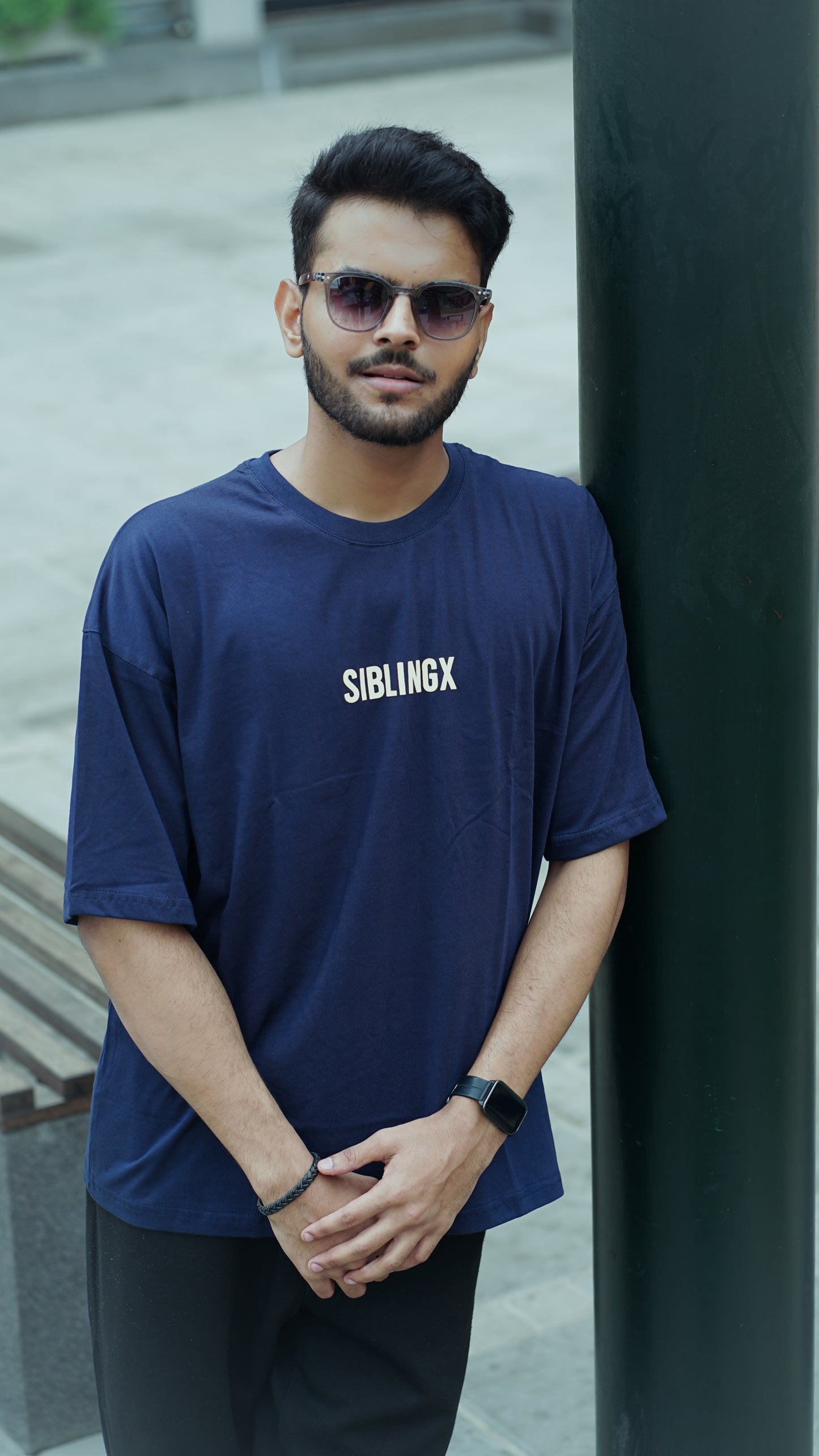Dream Until It’s Your Reality” Oversized fit T-Shirt – Navy Blue