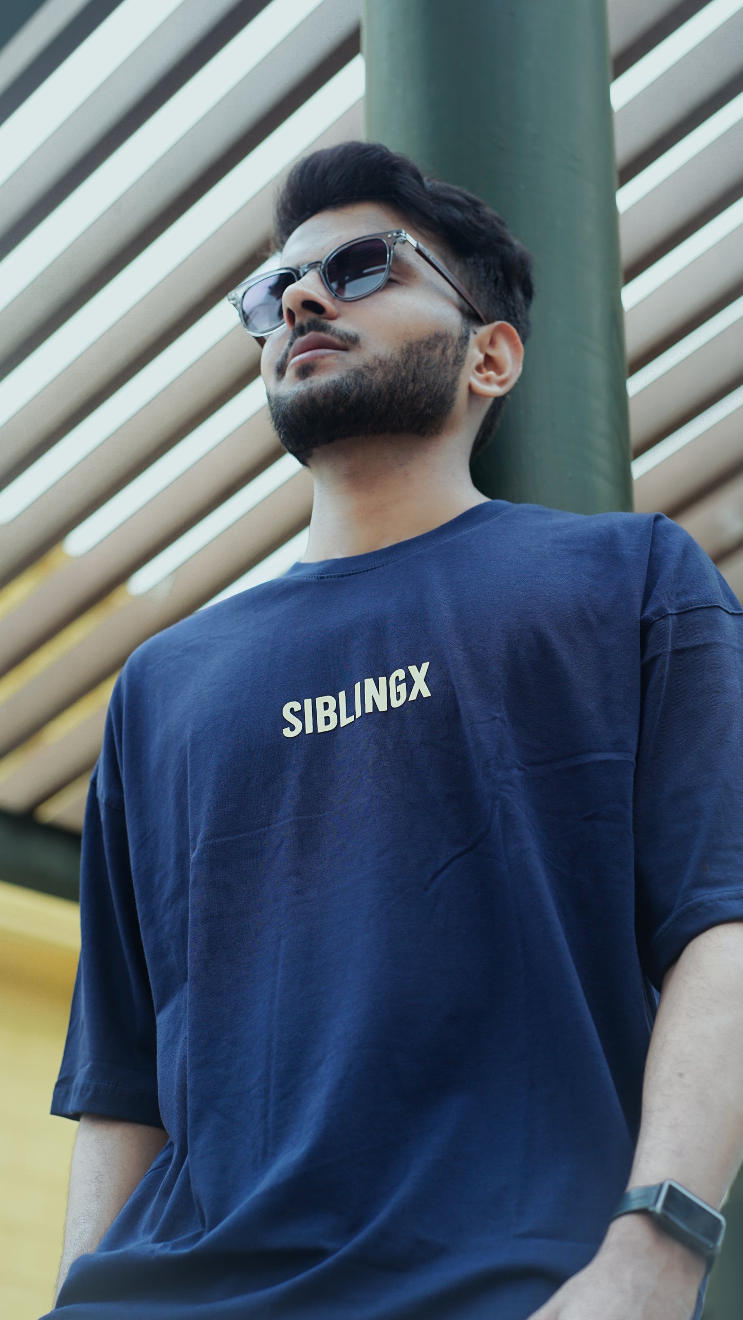 Dream Until It’s Your Reality” Oversized fit T-Shirt – Navy Blue