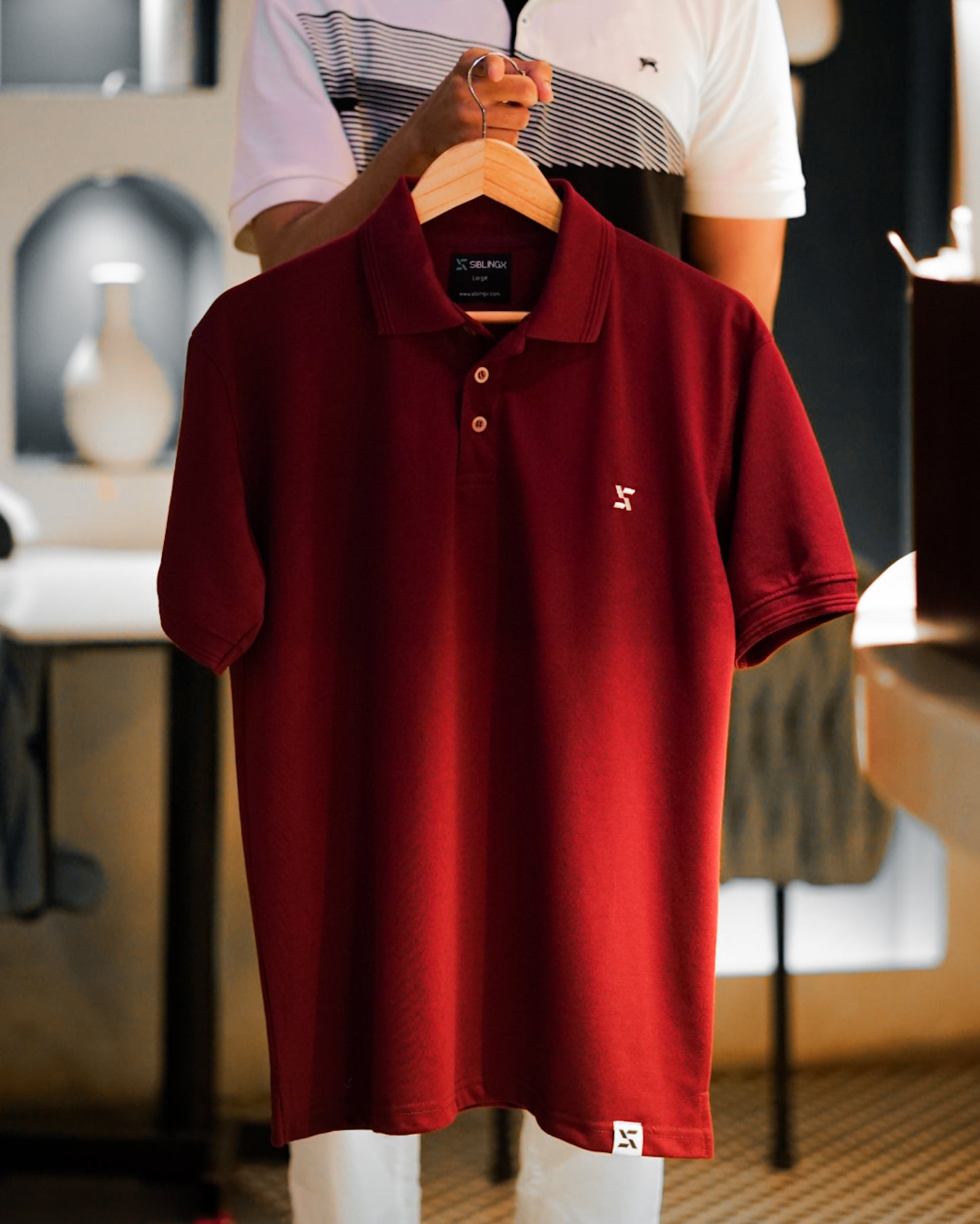 Essential Polo in Wine Maroon – Smart Casual Staple